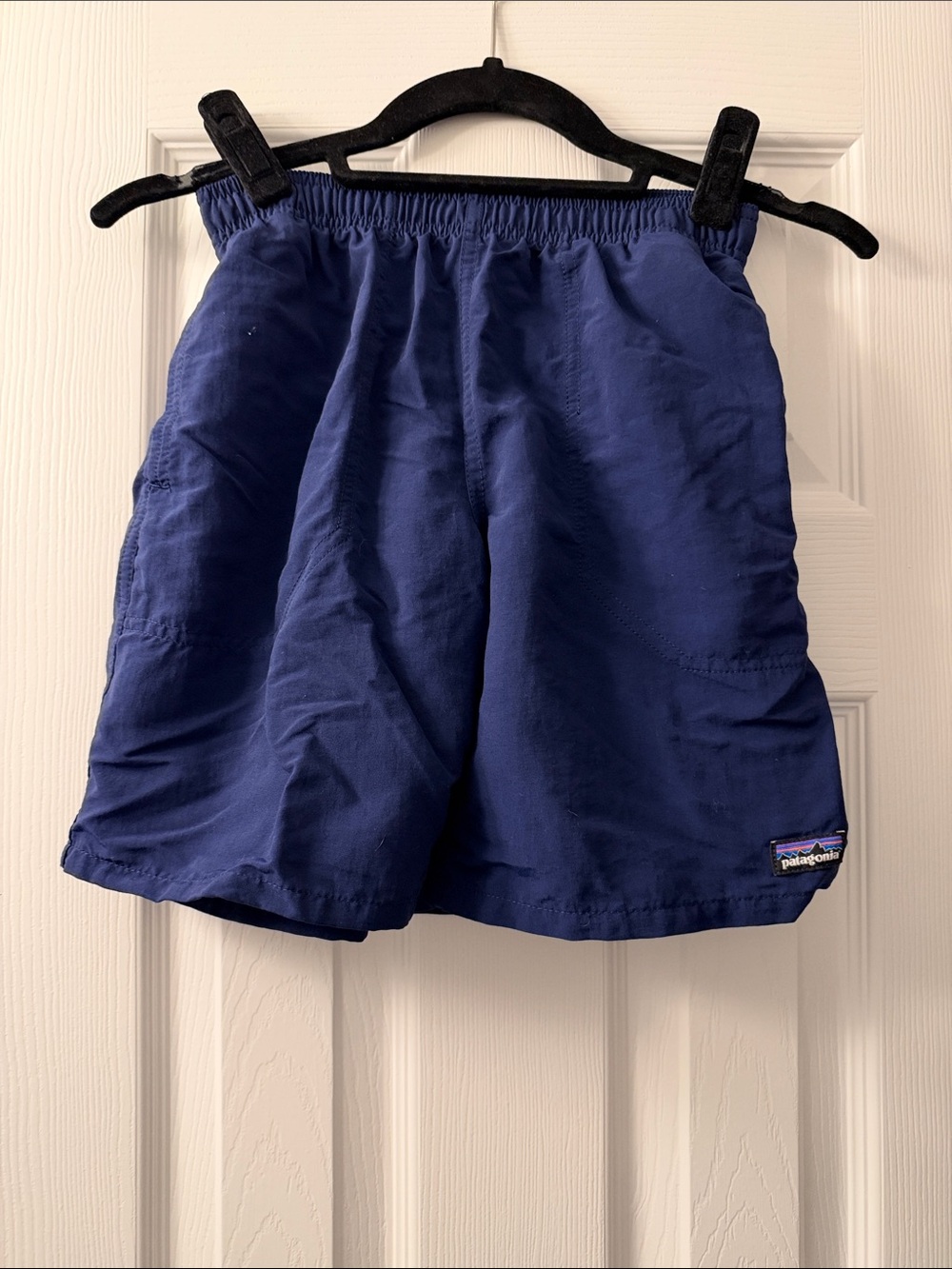 Patagonia Boys Baggies Athletic Shorts in Navy Size Medium
